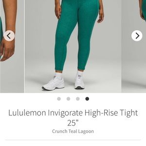 Lululemon invigorate High-Rise Tights